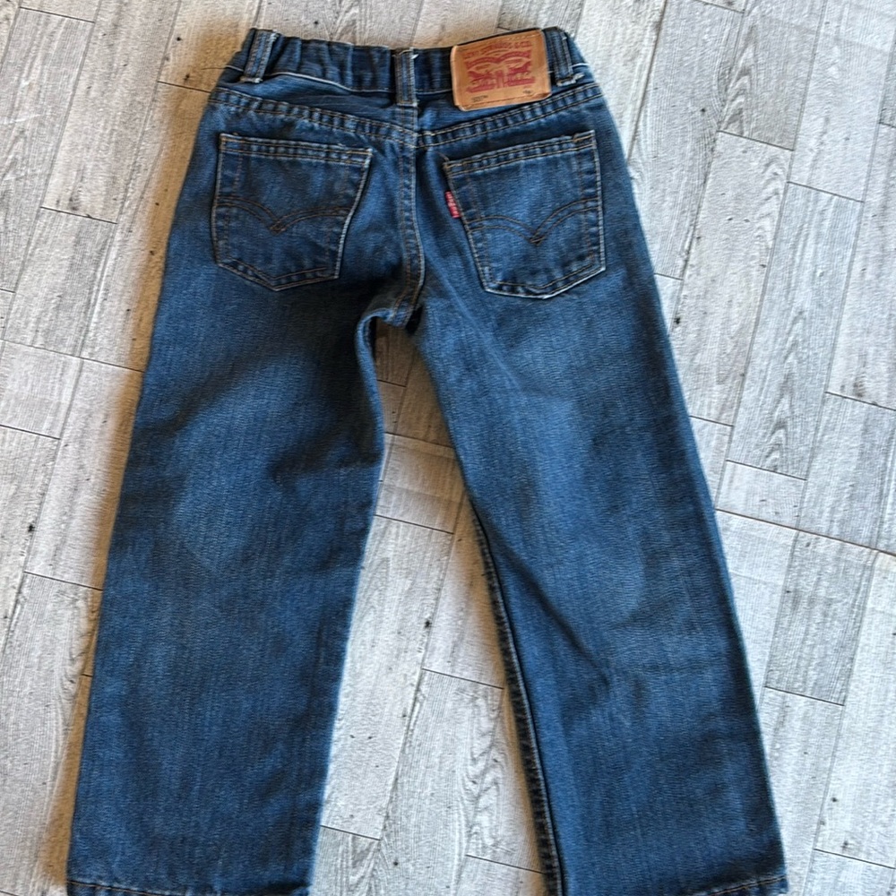 Kids‎ Levi's 505 Regular denim jeans size 4 adjustable waist Rodeo